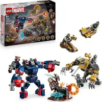 LEGO Marvel Avengers : Endgame Thor Contre Chitauri, Jouet de Construction, 373 Pièces, 8+ Ans