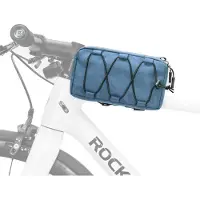 RockBros Sacoche de cadre de vélo Sacoche de tube supérieur 1L Sacoche de cadre de vélo de course Sacoche de VTT Bleu
