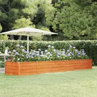 Prolenta Maison Exclusive - Potager surélevé Rostig 400 x 80 x 45 cm en acier Corten