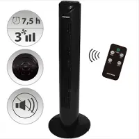 Syntrox Germany Oszillierender Turmventilator Spruzzio | Tower Fan | Standventilator