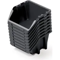 Prosperplast Set úloných box 8 ks BINEER SHORT SET 206x118x144 mm - barva: erná