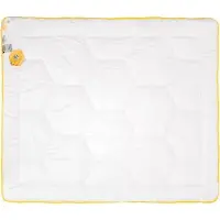 Sonstige Verlage AMZ Bee Couette en satin de coton doux 180x200 cm Chaude