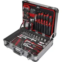 Stier Jeu de 144 outils universels dans une valise en aluminium (144 pièces)