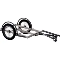 Surly Ted Trailer remorque à vélo, courte, silver/black