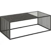 Zesso Smuk Table basse 120 cm Violet Marbre Noir