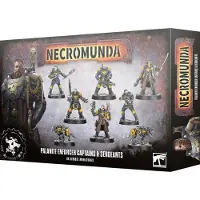 Games Workshop Warhammer Necromunda : Palanite Enforcer - Capitaines & Sergents (8 figurines)