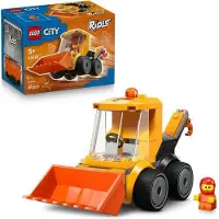 LEGO City Véhicules La Chargeuse de Chantier, Jeu de Construction Créatif 5 ans, Inclut Minifigurine Junior