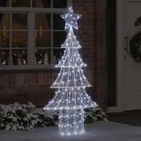 Prolenta Maison Exclusive - Sapin de Noël avec 240 LED blanches froides, 180 cm, en acrylique