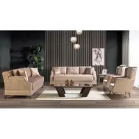 JV Möbel Sofagarnitur 3+2+1+1 Sitzer Sessel Garnitur Modern JVmoebel