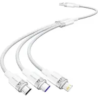 Vention Usb 2.0 A To 3W1 6A Ctrwg cable 1.5M (White)