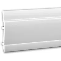 Profhome Plinthe 653102 Moulure décorative style Néo-Classicisme blanc 2 m