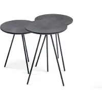 AEA Ensemble de tables basses 3x tables d'appoint tables de salon designer tables basses