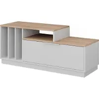 Vicco Buffet bas Betti Blanc/Sonoma 120x49.9cm avec 1 porte, Model 51713
