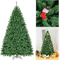 StarTech.com Sapin de Noël - Artificiel en PVC - 270 cm - Support métallique - Sans éclairage - Vert