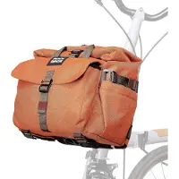 RockBros Sacoche de guidon de vélo pour Brompton Sacoche de guidon multifonctionnelle Orange
