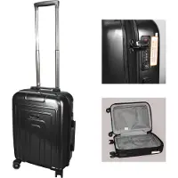 H4L Trolley- Bordcase valise bagage à main noir Lightweight coque dure 2,4 Kg / 30 L
