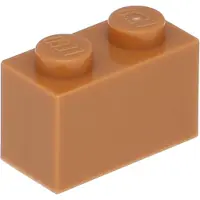LEGO 250 pièces 3004 Brick 1x2 Part Basic Bricks 250 Moyen Nougat