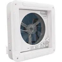 StarTech.com Ventilateur de toit pour camping-car/caravane - Ventilateur de toit - Télécommande - 6 vitesses - Éclairage LED - Capteur de pluie - Capteur de mouvement - Fonctionnement sur secteur - Blanc