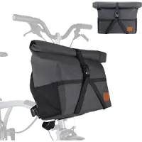 RockBros Sacoche de vélo Multifonctionnelle Sacoche de tête pour Brompton Sacoche à bandoulière 8L-10L Noir