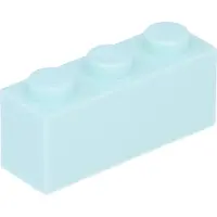 LEGO 50 pièces 3622 Brick 1x3 Part Basic Bricks 50 Clair Aqua