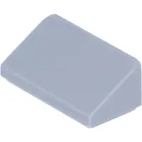 LEGO : 50x brique inclinée / Slope 1x2 30°, gris clair