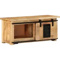 Prolenta Maison Exclusive - Meuble TV 90x35x40 cm, en bois massif de mangue