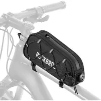 RockBros Sacoche de cadre de vélo Road-to-Sky, sacoche pour tube supérieur, imperméable, 0,7L, noir