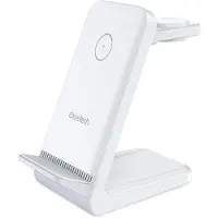 Choetech T608 15W Inductive Charging Station 3W1 - Blanc