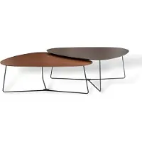 Xl Moebel Gmbh Ensemble de tables basses 2 pièces Table d'appoint Table basse Salon Meubles modernes de luxe