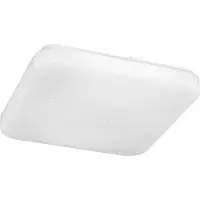 Eglo Plafonnier carré Pogliola blanc 33cm
