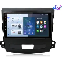 AWESAFE 9'' Android13 4+64G carplay 8Kern GPS Navi WIFI BT DAB 4GSIM Autoradio für Mitsubishi Outlander 2006-2011 RDS FM