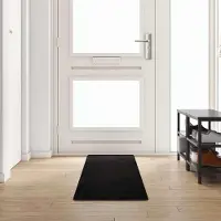 Syfax Tapis Couloir Noir 50 x 300 cm