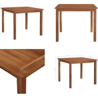 vidaXL Table de jardin 85x85x74 cm Acacia Massivholz - Table de salle à manger - Tables de salle à manger - Tables de salle à manger de jardin