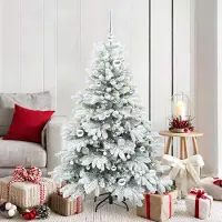 vidaXL BEI CLORIS Sapin de Noël artificiel avec 150 LEDs Vert 150 cm PE et PVC - Sapins de Noël artificiels Nouveau9412923 2parcel