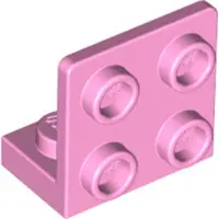LEGO Angle : 25 équerres 1x2/2x2, 90°, rose clair