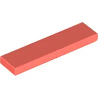 LEGO 25 pièces , pièce c. 2431, corail (coral)