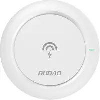 Dudao Chargeur sans fil Qi 15W - Blanc élégant KP14155