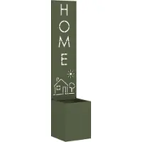 Syfax Écran de confidentialité de jardin Vert olive 32 x 32 x 150 cm