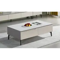 AEA Meubles Design Table basse Table d'appoint Salon Luxe Bois Nouveau