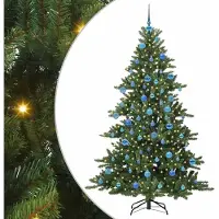 Syfax Sapin de Noël Artificiel à Branches Articulées Vert 180 cm