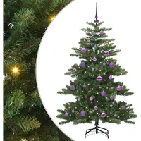Syfax Sapin de Noël Artificiel à Branches Articulées Vert 150 cm
