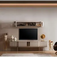 Xl Moebel Gmbh Modernes Wohnzimmer Lowboard Designer Regale 2tlg Holz Möbel Set