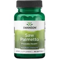 Sonstiges Saw Palmetto Force maximale 320 mg 60 capsules molles Swanson Health Products