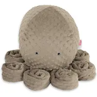 Bobono Doudou Étoile de Mer XXL Doux Marron pour Enfants