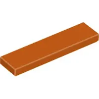LEGO 50 pièces , part c. 2431, orange foncé (orange foncé)