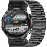 Gravity Smartwatch GT21-1+ Black Silicone Strap