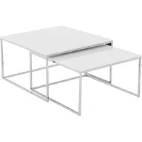 Xl Moebel Gmbh Moderne Noir Haute qualité Table basse 2x Tables basses Salon Meubles Designer