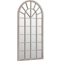 Syfax Miroir de jardin sable 90x45 cm Fer