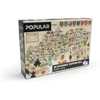 Sport-Thieme Puzzle - Carte de la Slovaquie, 160 pièces