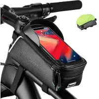RockBros Sacoche de cadre étanche Sacoche de tube supérieur Sacoche de vélo 6,0'' Sacoche de téléphone portable